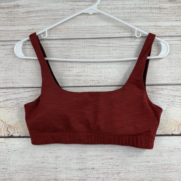 Vuori All the Form Padded‎ Sports Bra Women's Size XS Brick Red - Picture 1 of 7